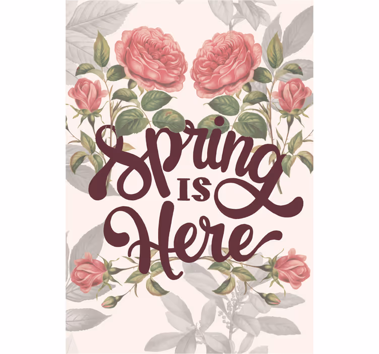 Rollo fenster wohnzimmer der frühling ist da - TenStickers