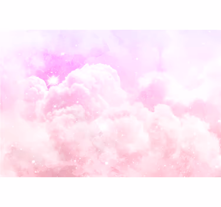 Rollo fenster kinderzimmer rosa himmel - TenStickers