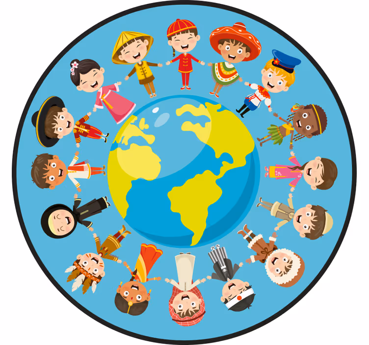 Rollo fenster kinderzimmer mit ethnischen motiven - TenStickers