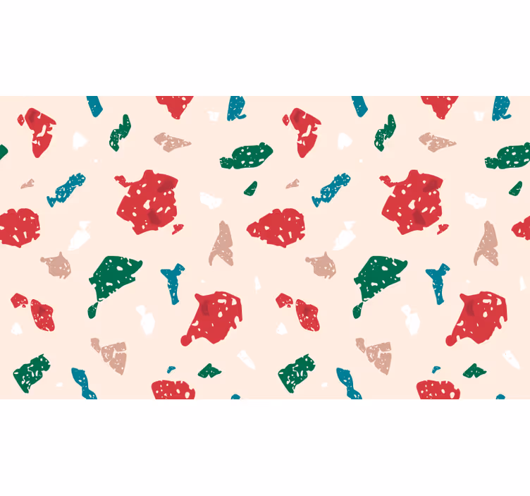 Rollo fenster kinderzimmer im kids terrazzo design - TenStickers
