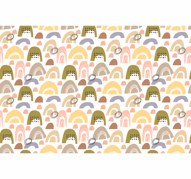 Rollo fenster kinderzimmer regenbogenmuster - TenStickers