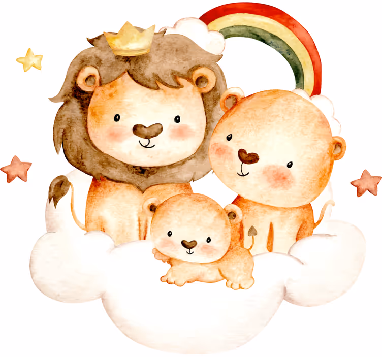 Rollo fenster kinderzimmer mit tiermotiven und sternen - TenStickers