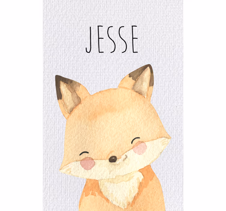 Rollo fenster kinderzimmer fuchs aus bosdieren - TenStickers