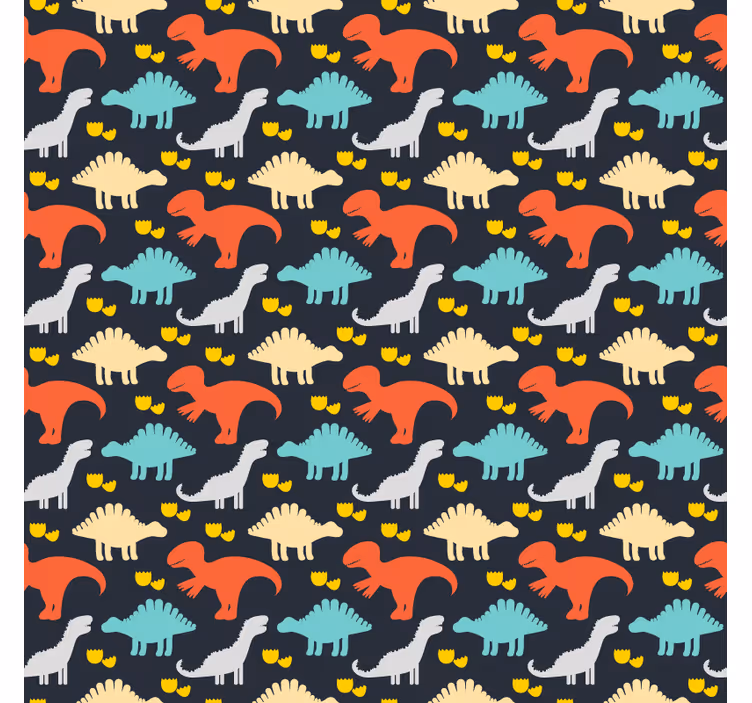 Rollo fenster kinderzimmer mit dinosaurier-muster - TenStickers