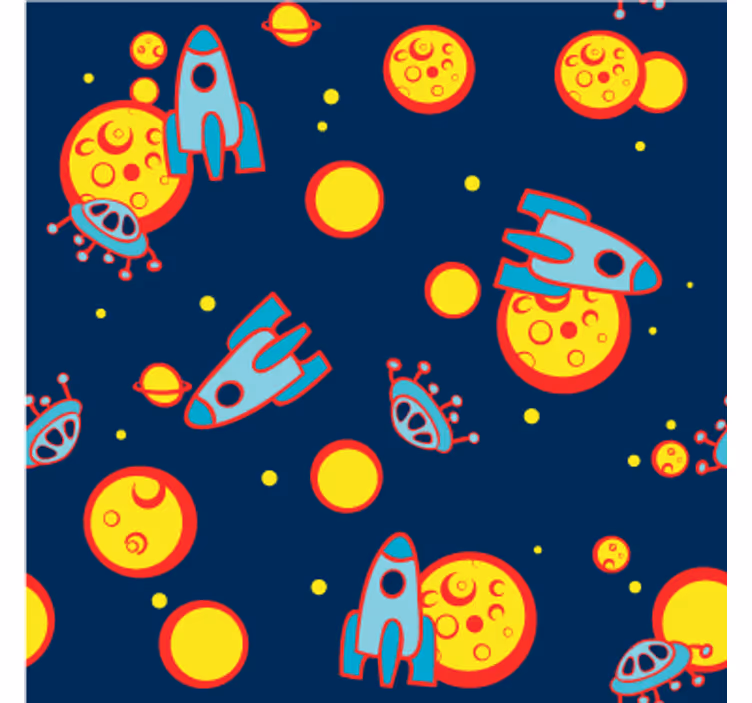 Rollo fenster kinderzimmer kinderzimmer cosmos vinyl - TenStickers
