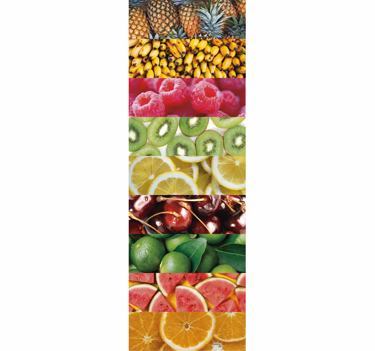 Küchenfenster rollo fruchttexturen - TenStickers