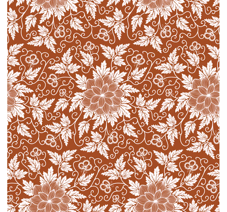 Küchenfenster rollo floral paisley fliesenmotiv - TenStickers