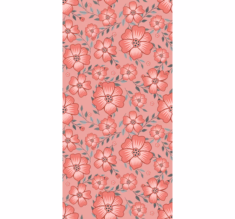 Küchenfenster rollo pinke gänseblümchen blüte - TenStickers