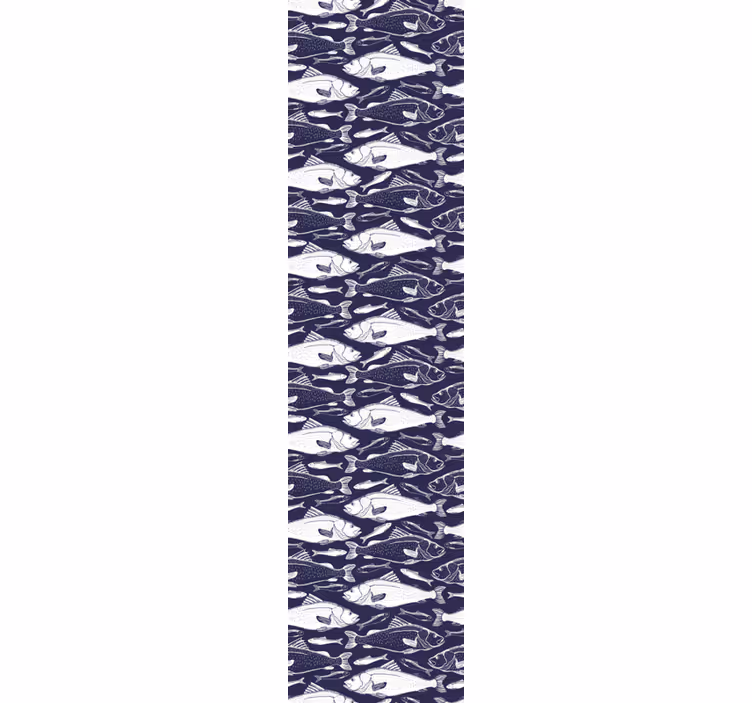 Küchenfenster rollo mit unterwasserfischen design - TenStickers
