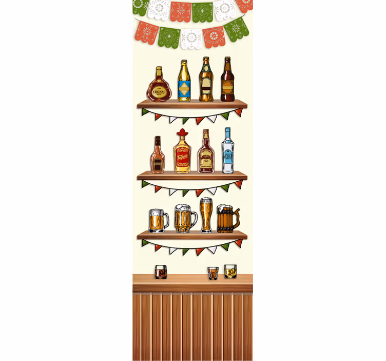 Küchenfenster rollo mit tequila dekorvinyl - TenStickers
