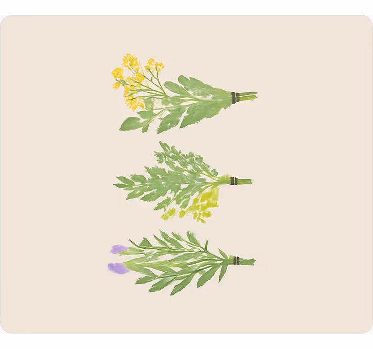 Küchenfenster rollo mit eleganten einfachen blumen - TenStickers