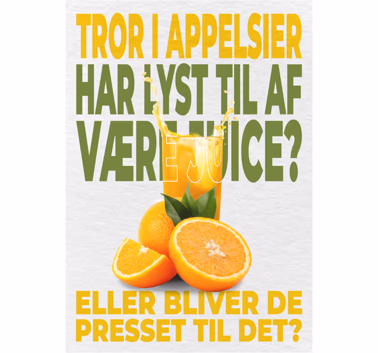 Küchenfenster rollo orangen wollen zu saft werden - TenStickers