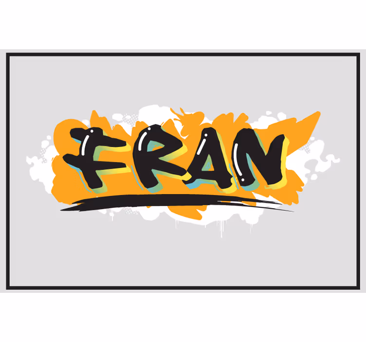Rollo fenster grau urbaner stil bunte graffiti - TenStickers