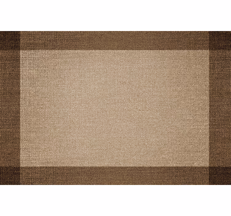 Rollo fenster beige tischset mit rand - TenStickers
