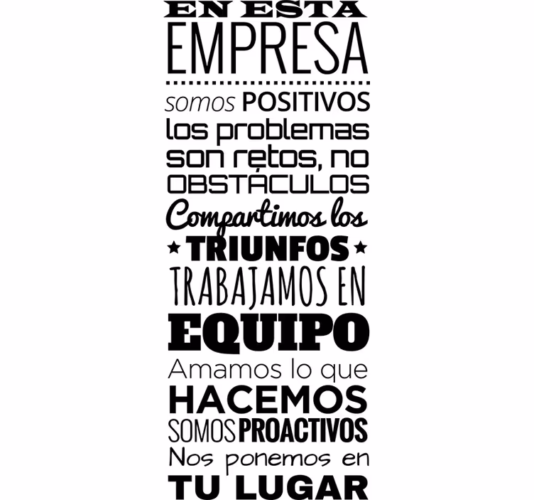 Rollo fenster home office dekorativer text vinyl - TenStickers