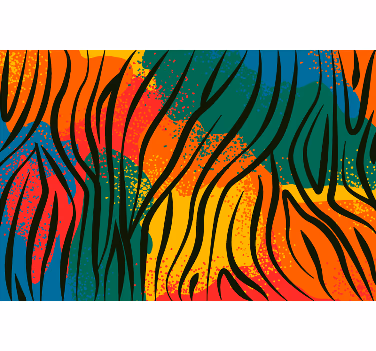 Rollo fenster schlafzimmer im afrikanischen tierdruck - TenStickers