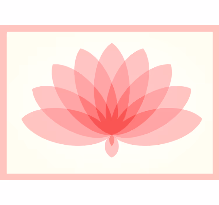Rollo fenster schlafzimmer lotus einzelblüte - TenStickers