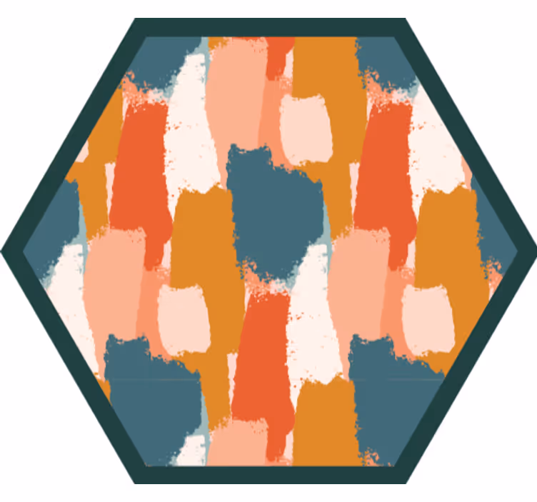 Rollo fenster schlafzimmer mit abstraktem kunstmuster - TenStickers
