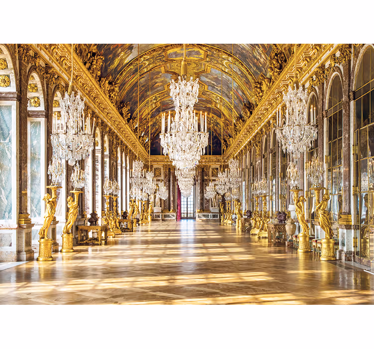 Rollo fenster wohnzimmer schloss von versailles - TenStickers