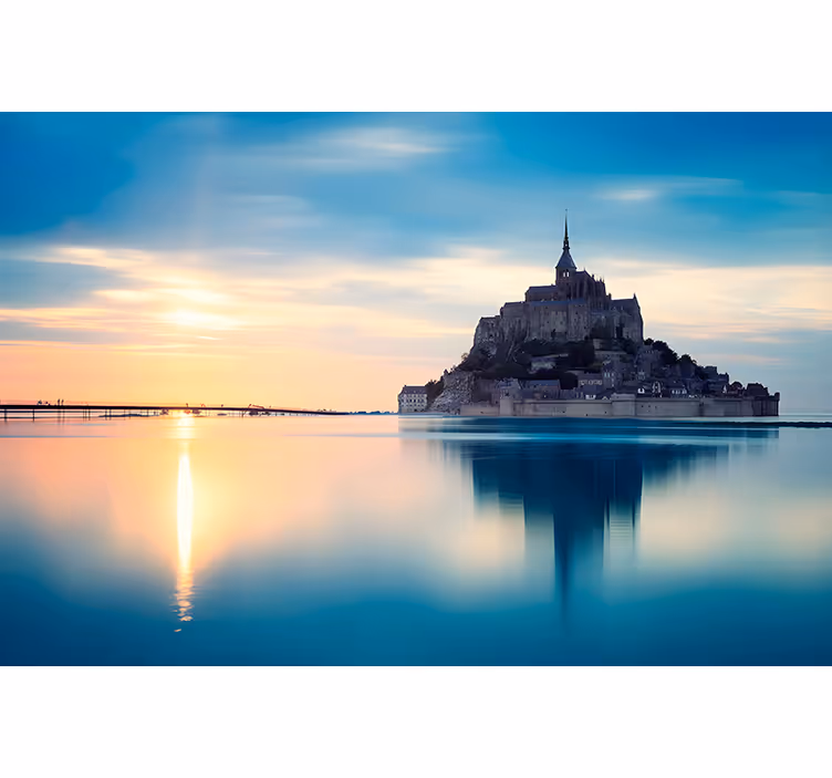 Rollo fenster wohnzimmer im mont saint-michel stil - TenStickers