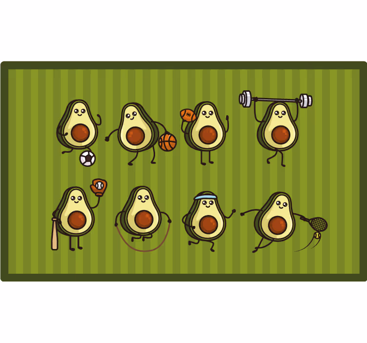 Rollo fenster kinderzimmer anime avocados - TenStickers