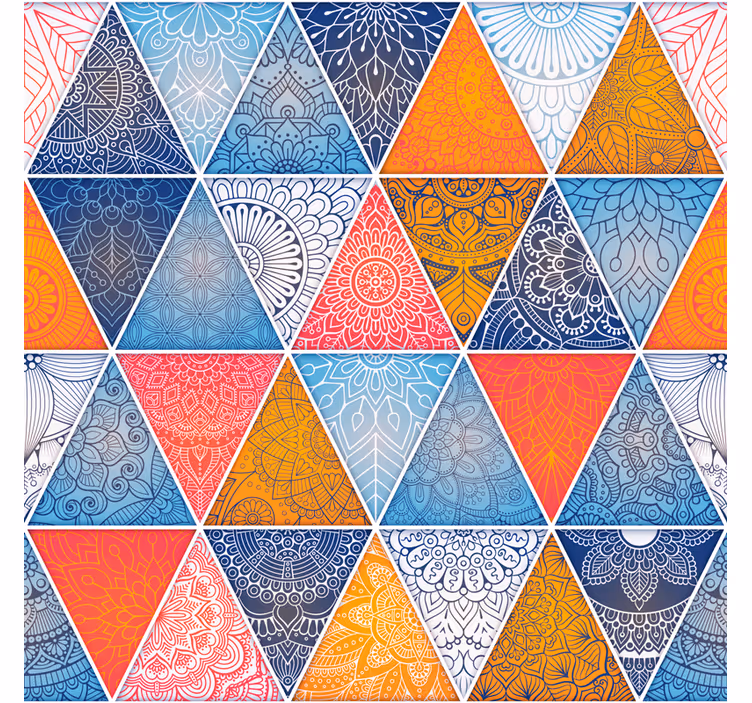 Rollo fenster jugendzimmer geometrisches mandala - TenStickers