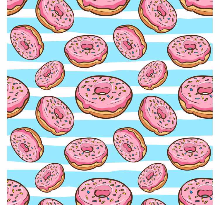 Rollo fenster jugendzimmer keine sorgen mit donut - TenStickers