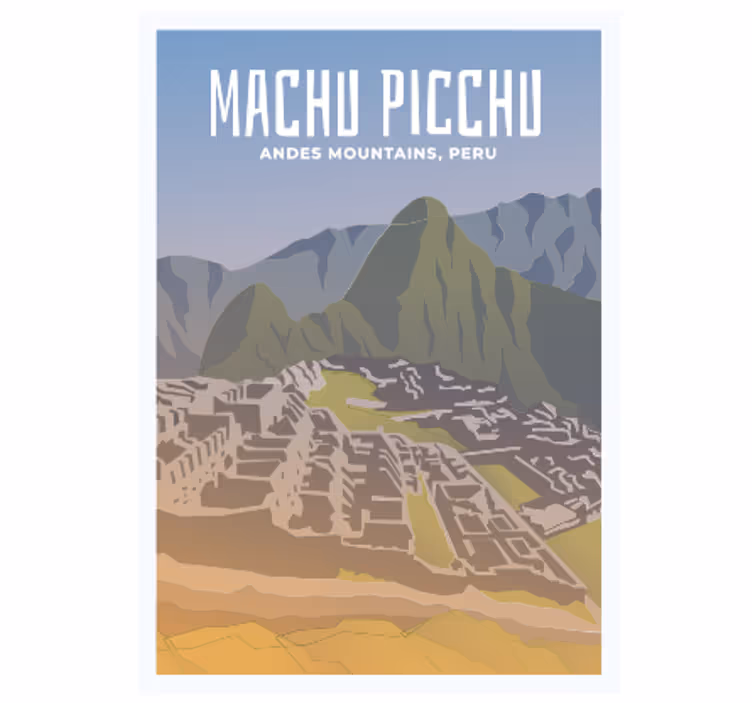 Rollo fenster jugendzimmer machu picchu - TenStickers