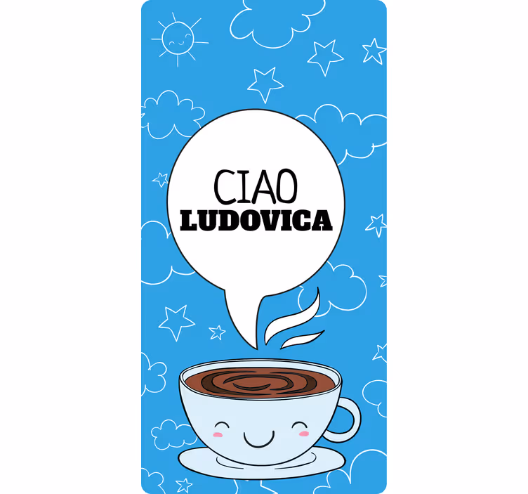 Rollo fenster jugendzimmer personalisierter kaffeebecher - TenStickers