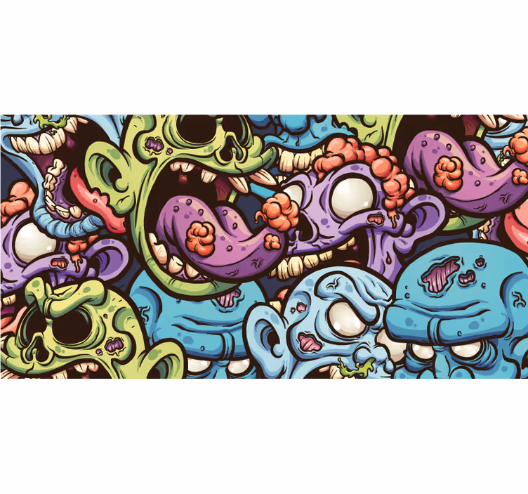 Rollo fenster gamer zombies - TenStickers