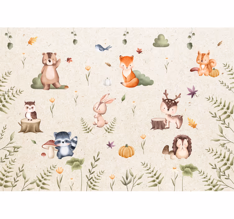 Rollo fenster babyzimmer märchenhafte tiere - TenStickers
