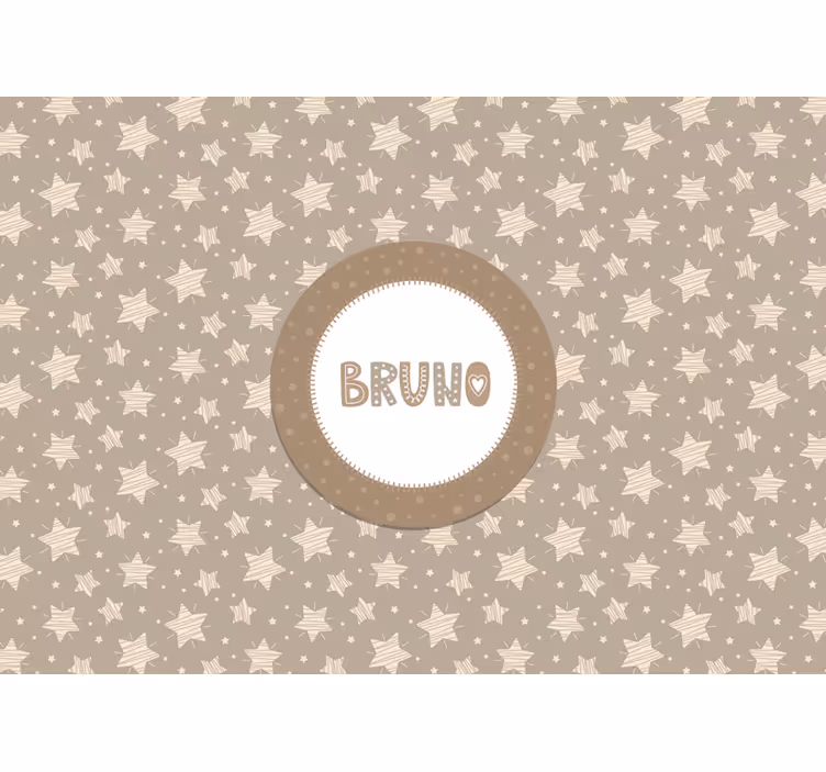 Rollo fenster babyzimmer mit gestreiften sternen - TenStickers
