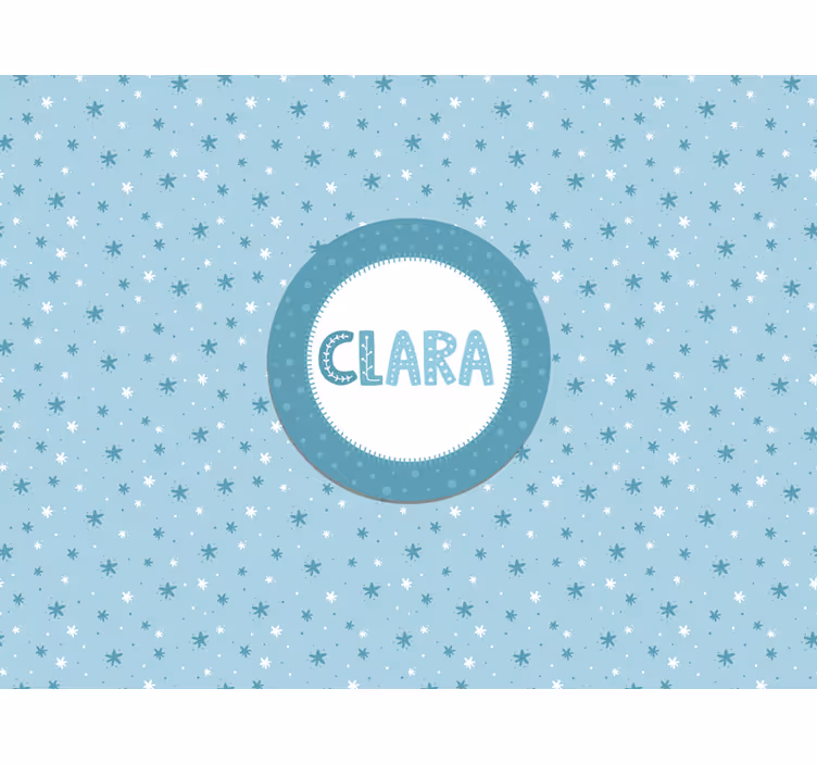 Rollo fenster babyzimmer mit sternenmuster - TenStickers