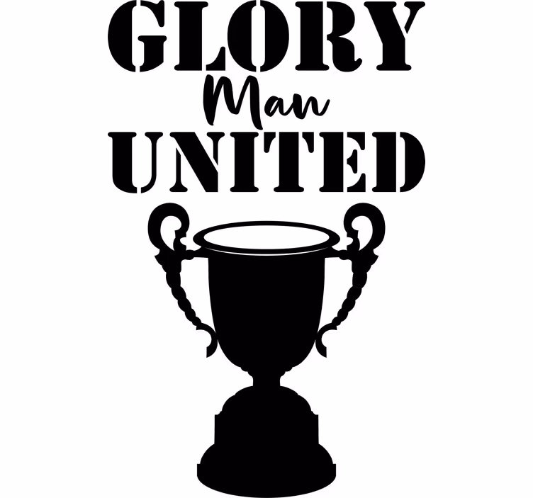 Rollo fenster spruch ruhm dem man united - TenStickers