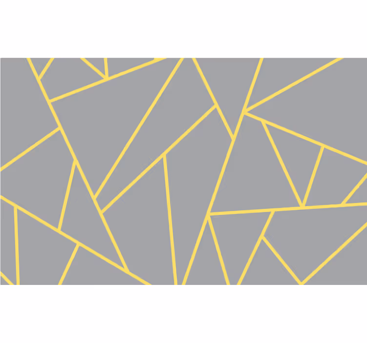 Rollo fenster grau pantone dreiecke zwei - TenStickers