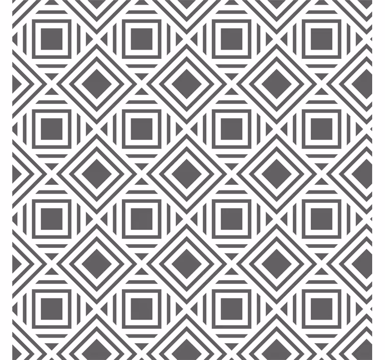 Rollo fenster grau mit gestreiftem nordischem design - TenStickers