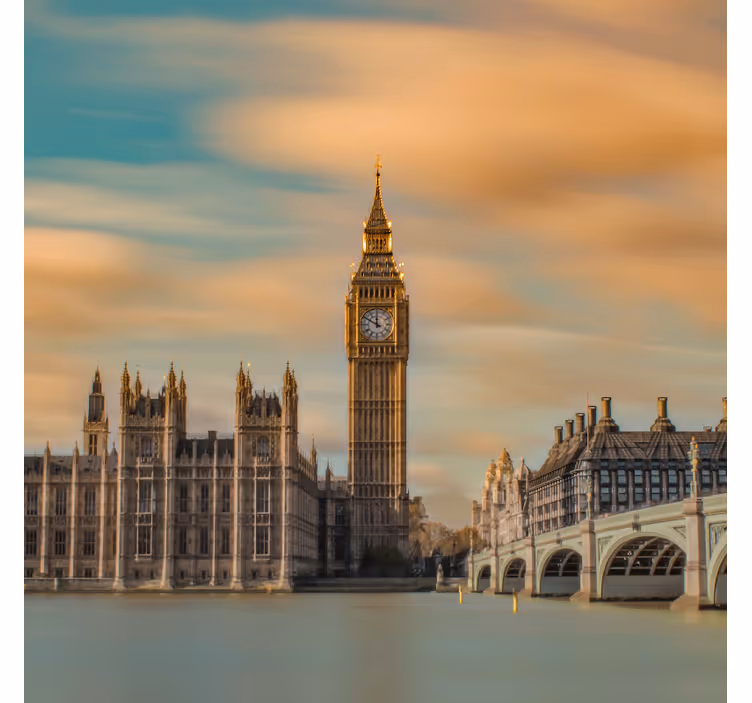 Rollo fenster home office moderne fotografie big ben - TenStickers