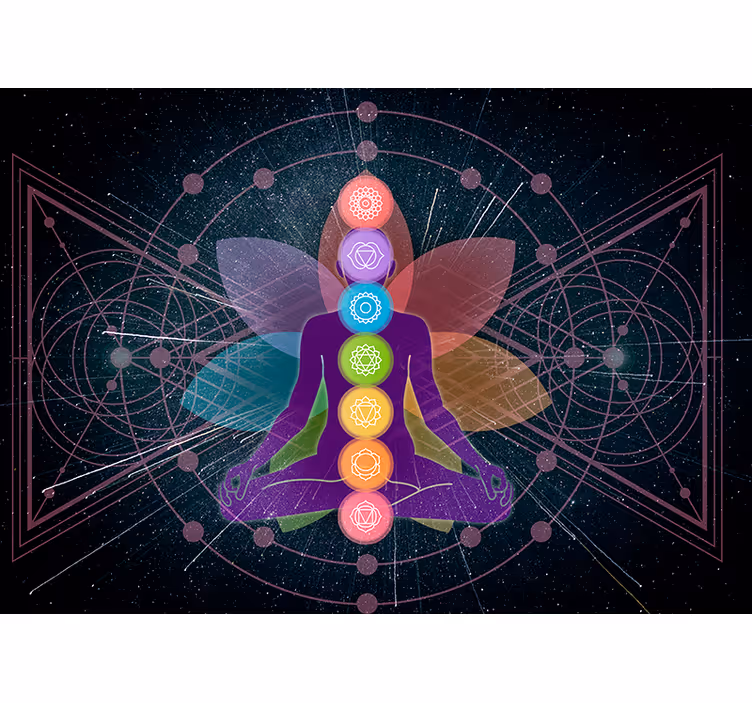 Rollo fenster zen mystische chakra figuren - TenStickers