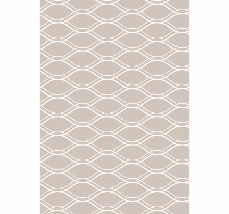Rollo fenster außen beige mit weißen linienmuster - TenStickers