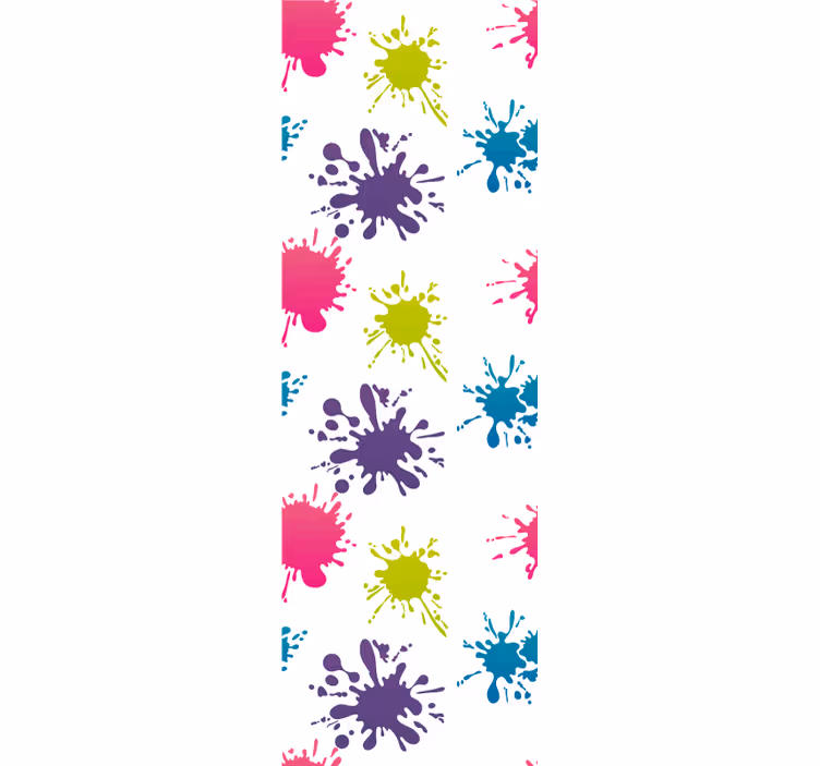 Rollo fenster jugendzimmer farbexplosion - TenStickers