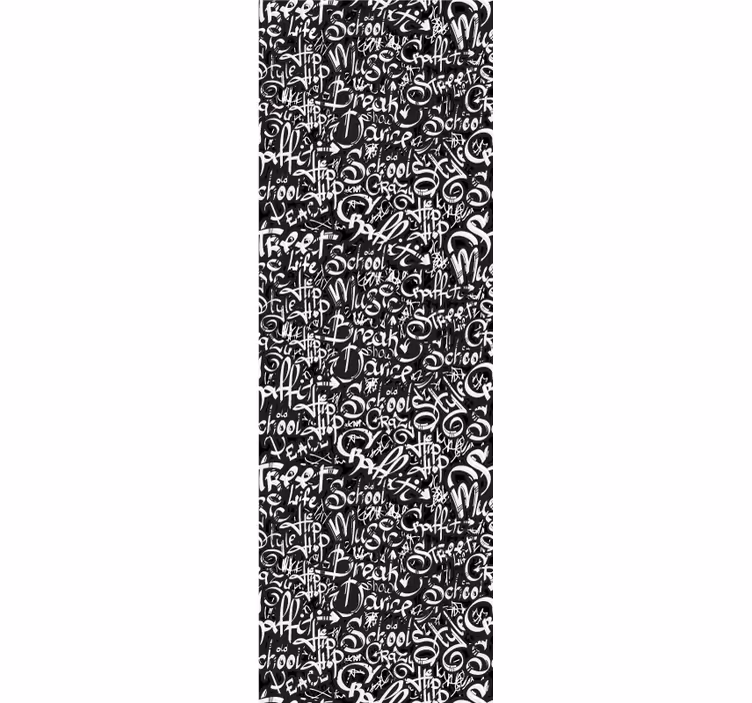 Rollo fenster jugendzimmer im graffiti tags design - TenStickers