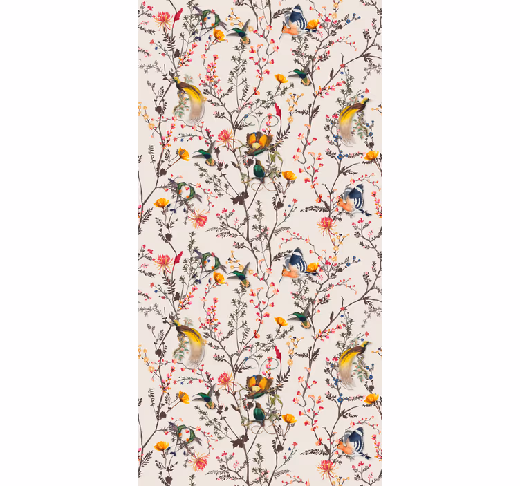 Rollo fenster kaktus mit natürlichem blumendesign - TenStickers