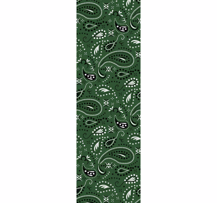 Rollo fenster kaktus in türkis paisley - TenStickers
