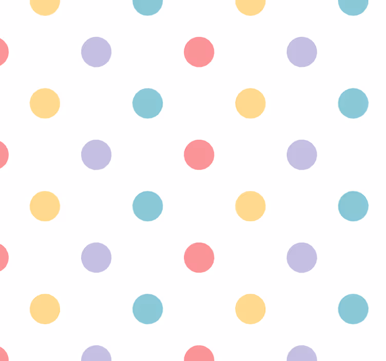 Rollo fenster babyzimmer bunte konfetti - TenStickers