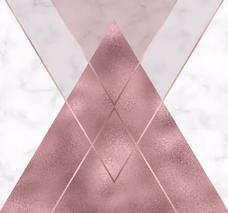 Rollo fenster flur in rosa und grauem marmor - TenStickers