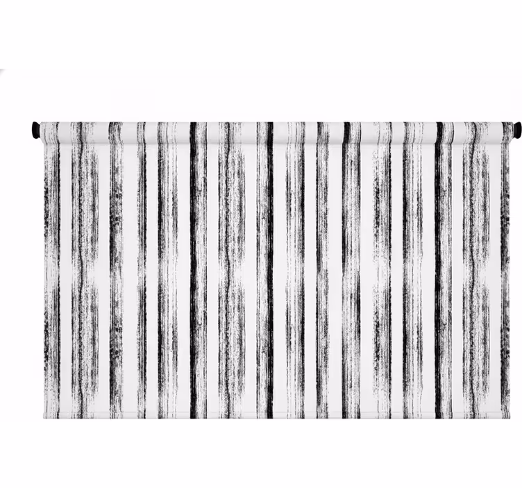 Rollo fenster flur nordic schwarz-weiß - TenStickers