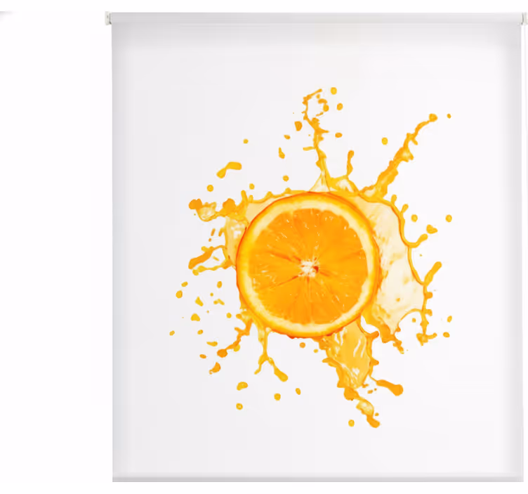 Küchenfenster rollo 130 cm orange frucht - TenStickers