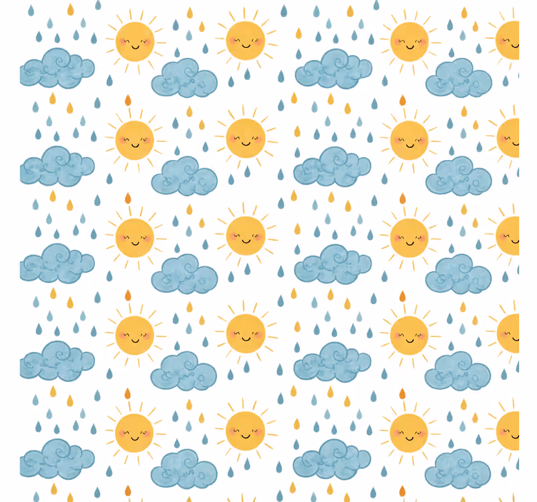 Rollo fenster badezimmer breite 300 fröhliches muster - TenStickers