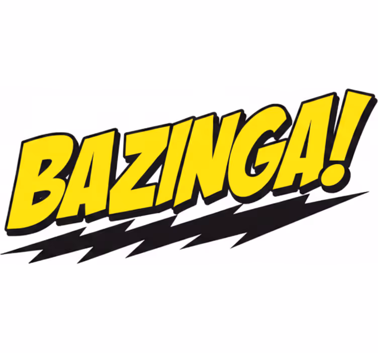 Rollo fenster filme bazinga big bang dekorfolie - TenStickers