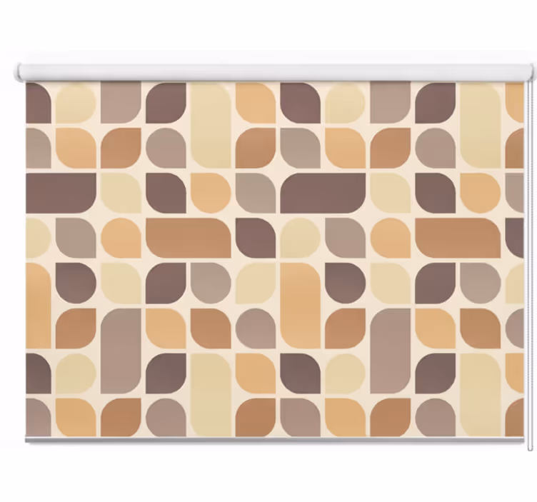 Rollo fenster balkon in retro farben - TenStickers